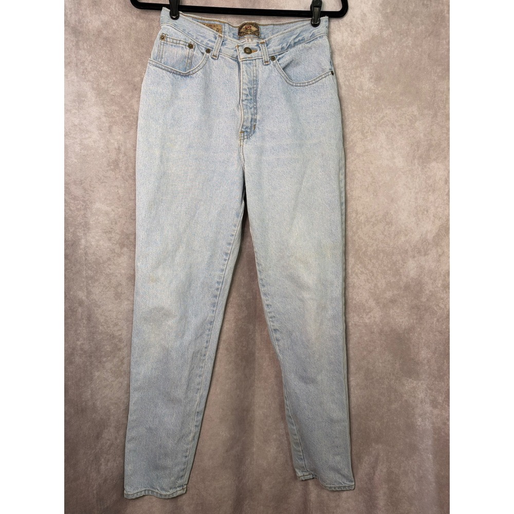 VTG 80/90s EXP Express Jeans Light Wash High Waisted Mom Jeans Size 9/10